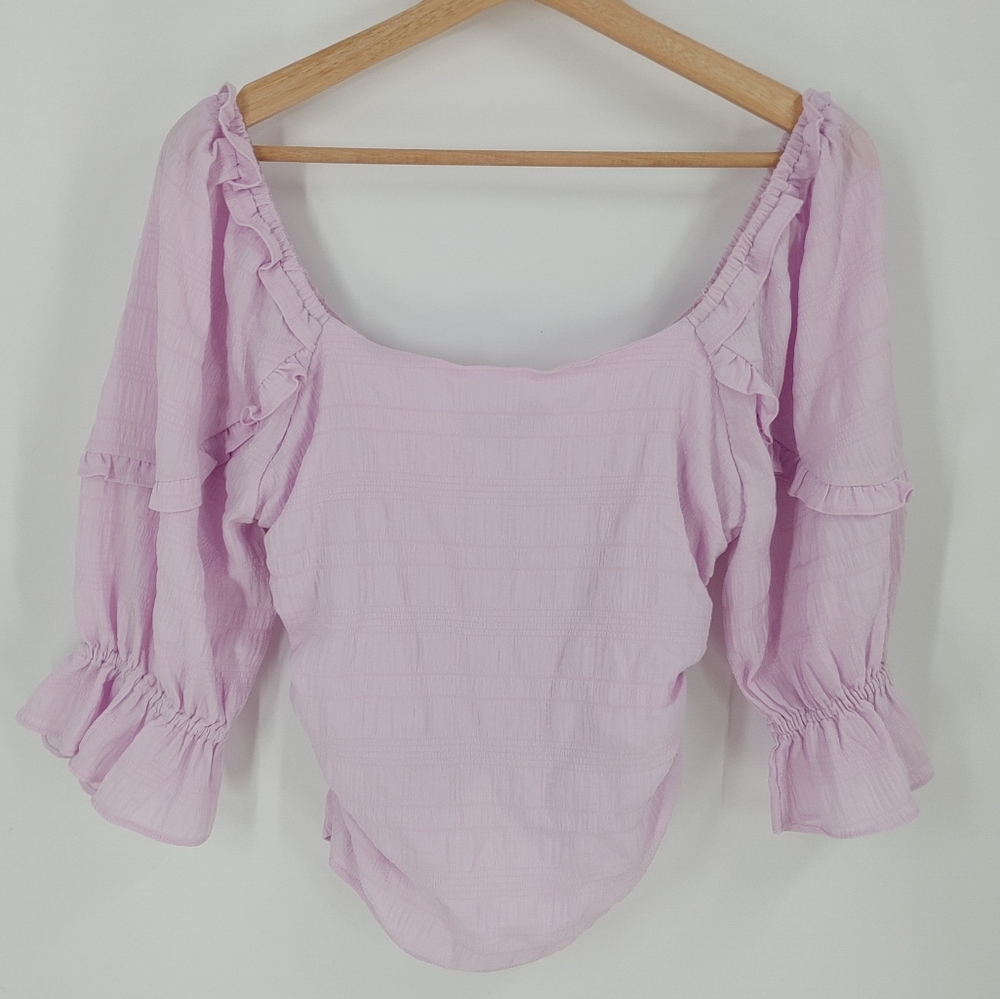 En Saison Ruched Blouse - Picture 3 of 4